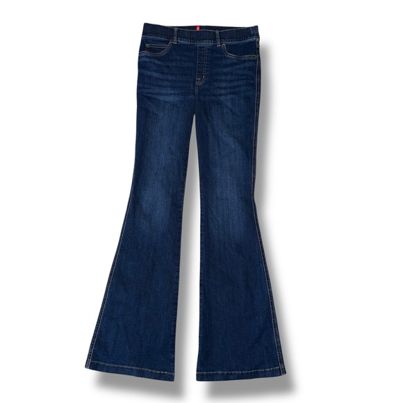 SPANX Denim - SPANX Flare Bootcut Jeans Dark Wash Stretch Denim Women's M/M